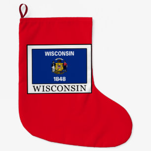 Grande Chaussette De Noël Wisconsin