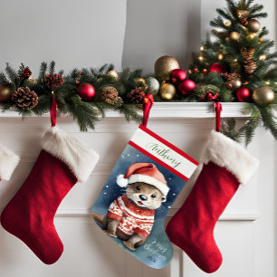 Grande Chaussette De Noël Xmas Otter