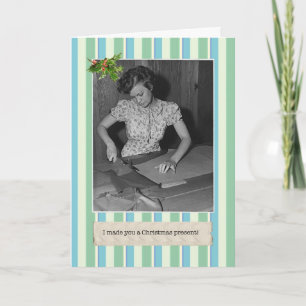 Grande Dépression Cartes de Noël amusantes