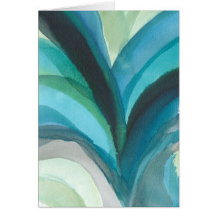 Grande feuille bleue I