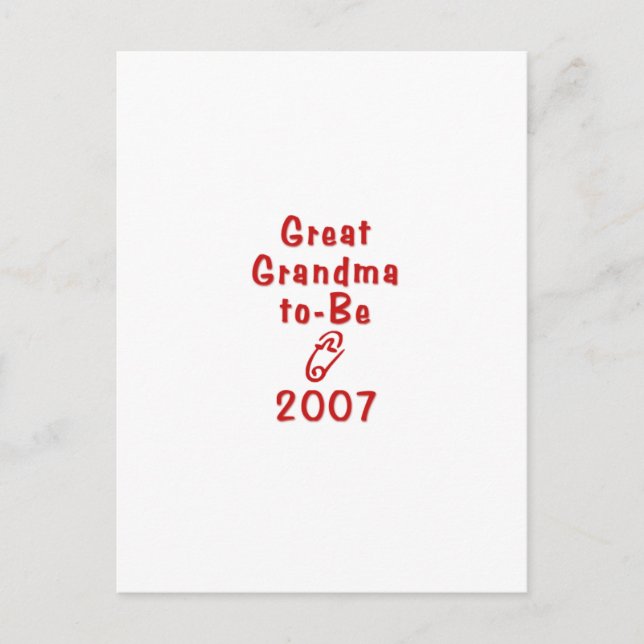 Grande grand-mère à être 11 carte postale (Devant)