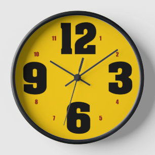 Grande horloge 1 de nombres