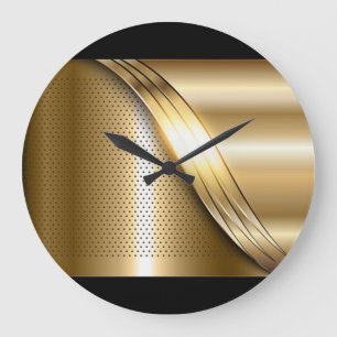 Grande horloge Black & Gold
