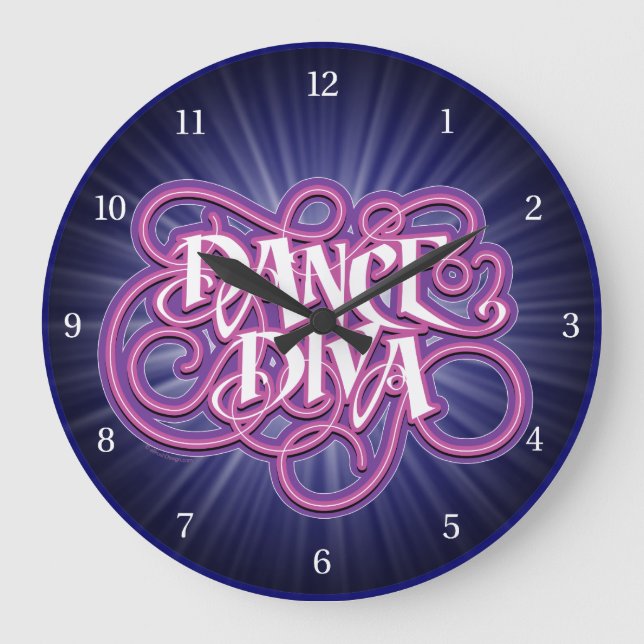 Grande horloge de Dance Diva (Recto)