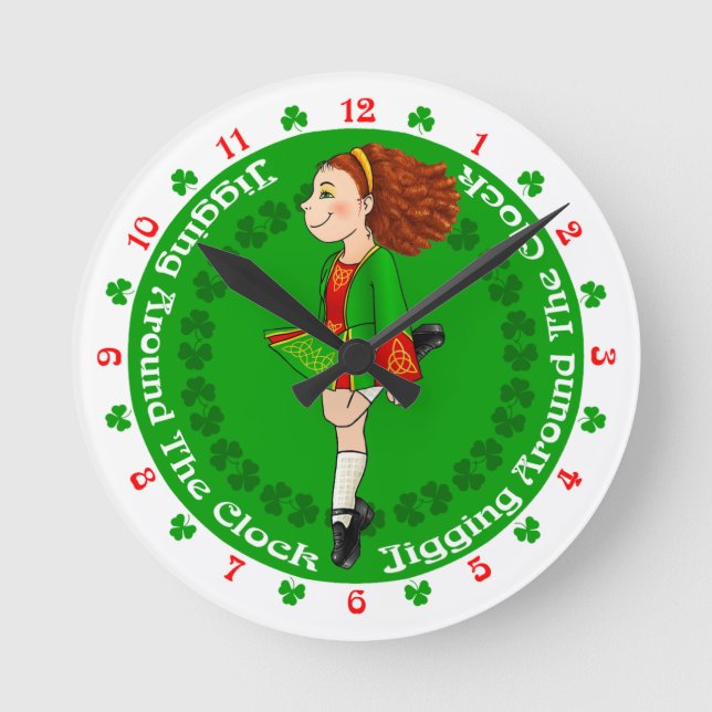 Grande horloge de danse irlandaise (Recto)