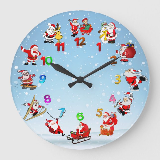 Grande horloge de Noël (Recto)