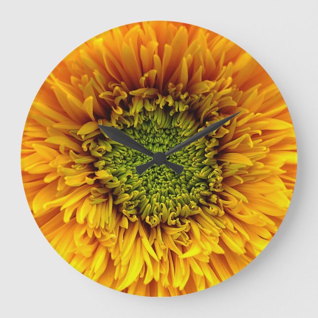 Grande horloge du Motif de fleurs (Recto)