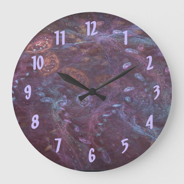 Grande horloge murale de l'océan cosmique (Recto)