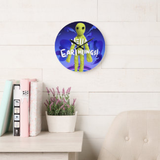 GRANDE HORLOGE RONDE あいさつする宇宙人の柄