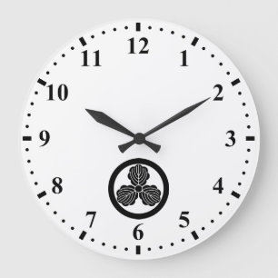 GRANDE HORLOGE RONDE 丸に三つ柏