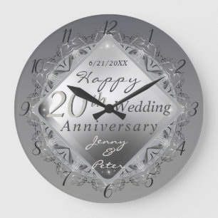 Grande Horloge Ronde 10,11,20,25,70th Wedding Anniversary