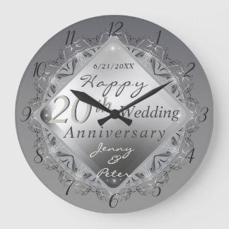 Grande Horloge Ronde 10,11,20,25,70th Wedding Anniversary
