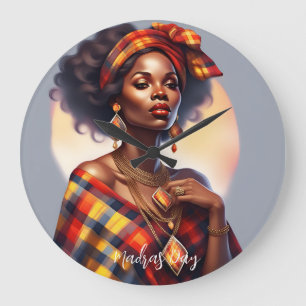 Grande Horloge Ronde 10ème éd. du Madras Day - Edition limitée #3