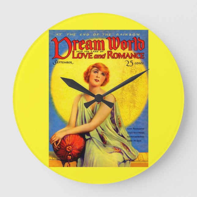 Grande Horloge Ronde 1920 Dream World magazine couverture (Recto)