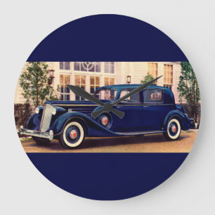 Grande Horloge Ronde 1936 bleu Packard
