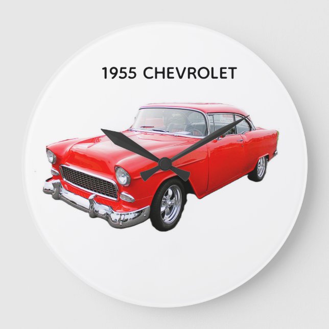 Grande Horloge Ronde 1955 chevrolet car  clock (Recto)