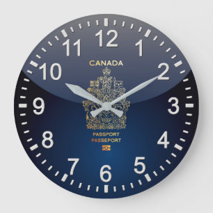 Grande Horloge Ronde [200] Couverture canadienne du passeport