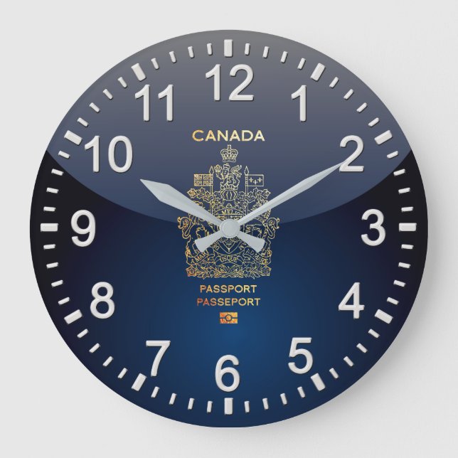 Grande Horloge Ronde [200] Couverture canadienne du passeport (Recto)
