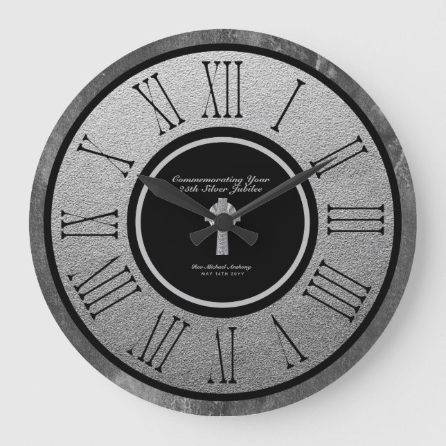 Grande Horloge Ronde 25e anniversaire de l'anniversaire du jubilé d'arg (Recto)
