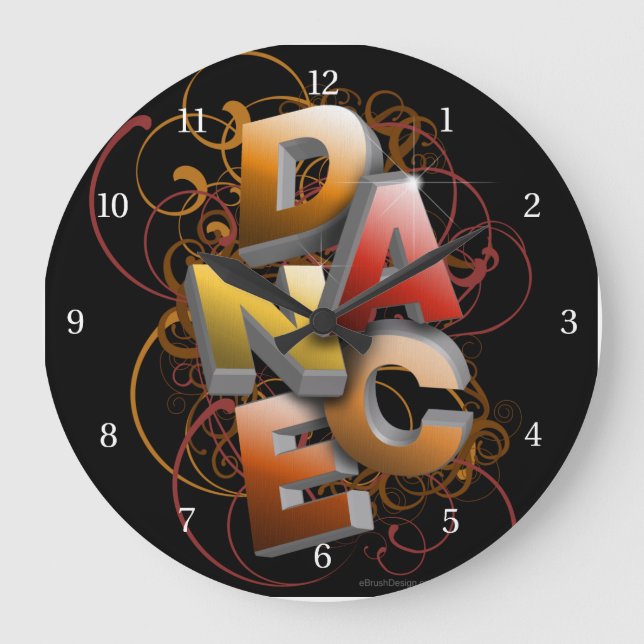 Grande Horloge Ronde 3D Dance (cas) (Recto)