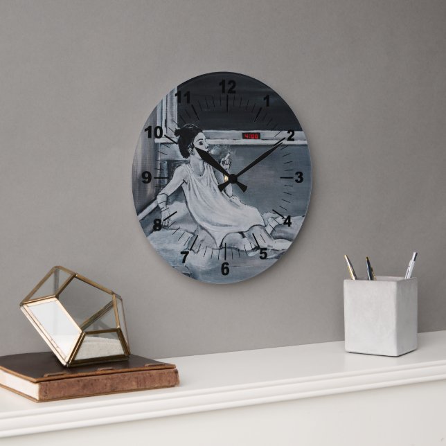 Grande Horloge Ronde 4 AM Painting by Alfred Fox (Bureau)