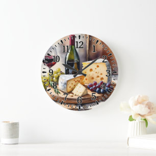 Grande Horloge Ronde # 4 Vin et Fromage