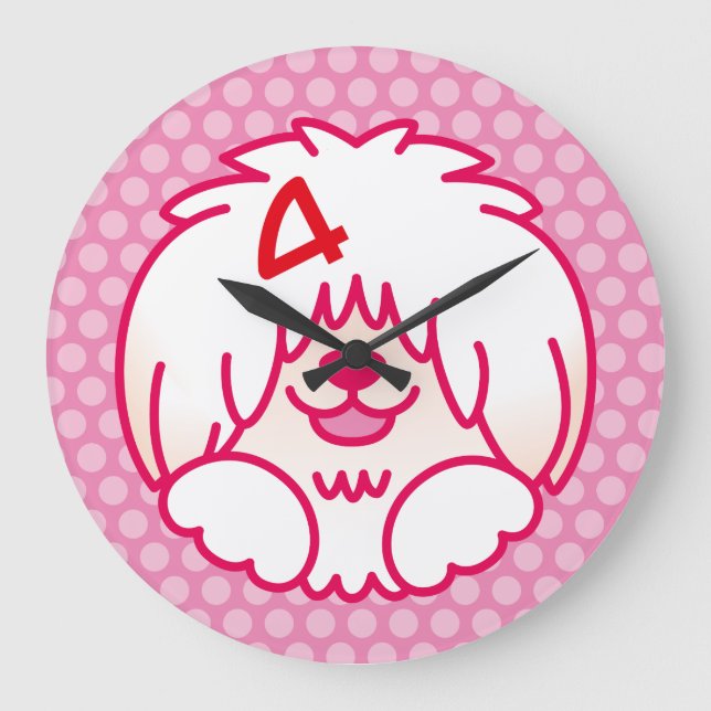 Grande Horloge Ronde 4chiens ア'action (Recto)