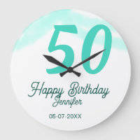 50e anniversaire ajouter nom date année vert paste