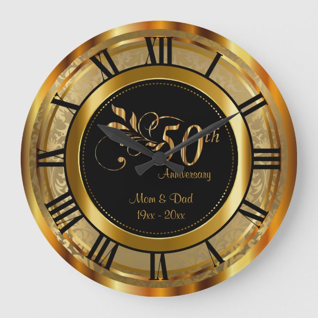 Grande Horloge Ronde 50e anniversaire d'or (Recto)