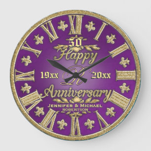 Grande Horloge Ronde 50e anniversaire du Mariage