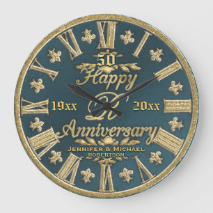Grande Horloge Ronde 50e anniversaire du Mariage