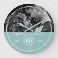 60e anniversaire Mariage coeur diamant