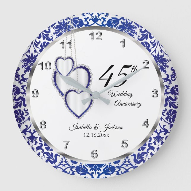 Grande Horloge Ronde 65e / 45e Sapphire Blue Anniversary Design (Recto)