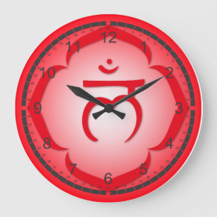 Grande Horloge Ronde 7 Chakra Clocks