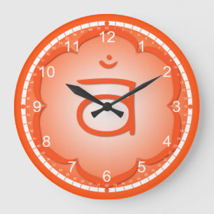 Grande Horloge Ronde 7 Clocks de Chakra