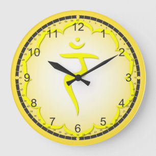 Grande Horloge Ronde 7 Clocks de Chakra