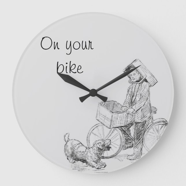 Grande Horloge Ronde À bicyclette (Recto)
