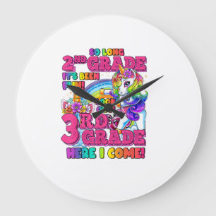 Grande Horloge Ronde À bientôt 2e année c'était amusant 2e année Réussi