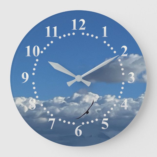 Grande Horloge Ronde A Flouds (Recto)