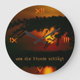 Grande Horloge Ronde À qui le temps passe