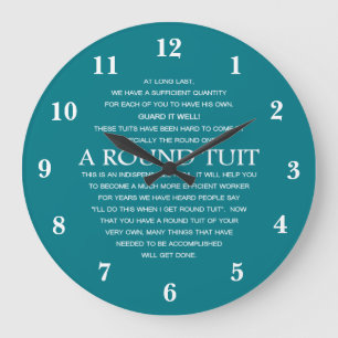 Grande Horloge Ronde A Round Tuit