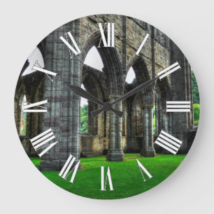 Grande Horloge Ronde Abbaye de Tintern, Monastère cistercien, Pays de G