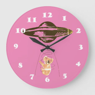 Grande Horloge Ronde Abduction de Koala