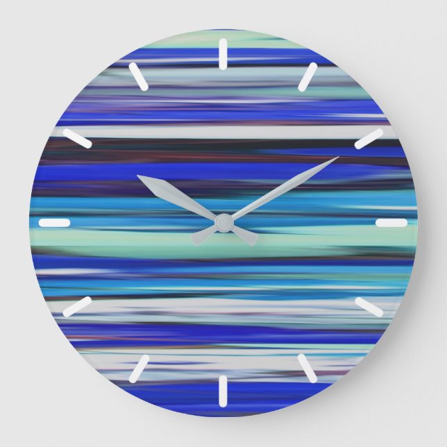 Grande Horloge Ronde Abstract #2: Blue blur (Recto)