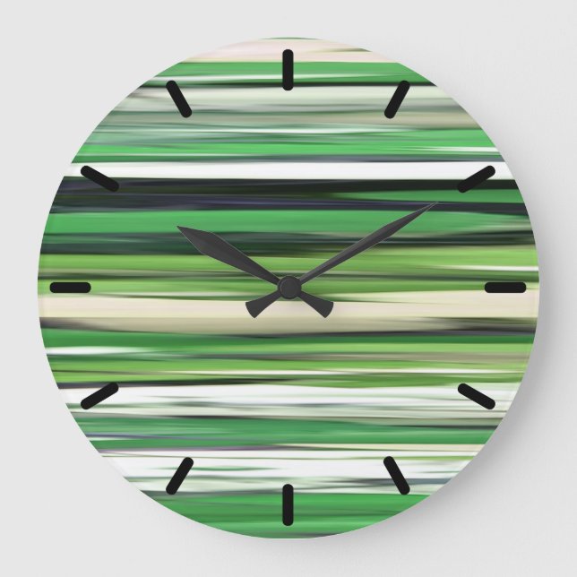 Grande Horloge Ronde Abstract #2: Green blur (Recto)