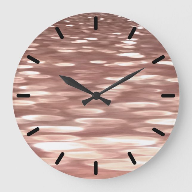 Grande Horloge Ronde Abstract #3: Copper Rose Gold (Recto)