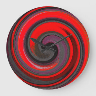 Grande Horloge Ronde Abstract art #5