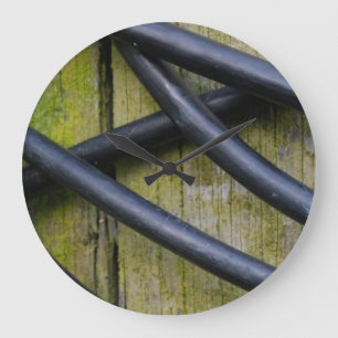 Grande Horloge Ronde Abstract art Acrylic Wall Clock