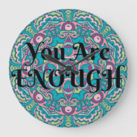 Abstrait Boho Mandala Vous Êtes Assez Affirmation