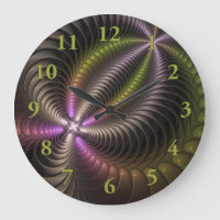 Abstrait brillant Trippy coloré 3D Fractal Art